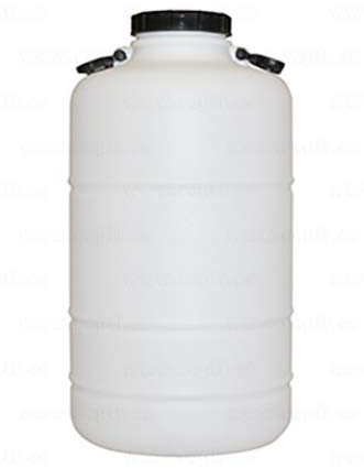 Plásticos Helguefer Bidon rond à ouverture large 50 litros