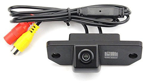 HD Auto Kennzeichenbeleuchtung Rückfahrkamera Farbkamera Einparkkamera Rückfahrsystem Einparkhilfe Fahrzeugsicherheitskamera Kompatibel mit Ford Mondeo(01)/Focus (C170)/C-Max/Sedan(2 3 Carrlage)