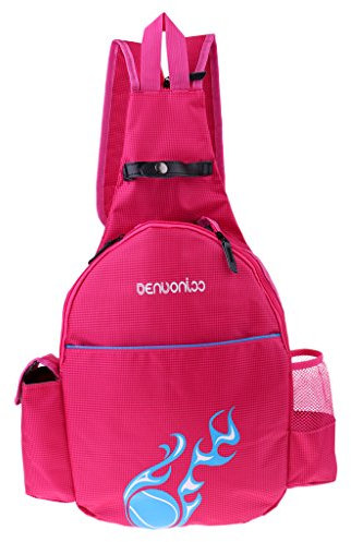D DOLITY Fundas para Raquetas de Tenis Unisex Adulto Multicolores Talla Única Accesorio Profesional para Deportistas de Fútbol Baloncesto - Rosada