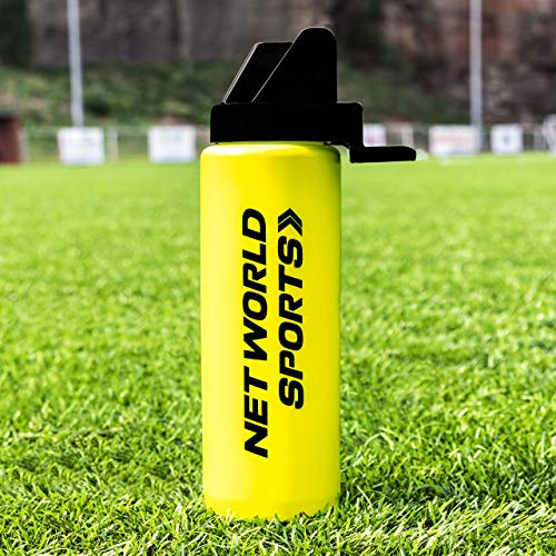 FORZA Bouteille d’Eau de Sport Hygiénique de 1 Litre | Bouteille Sans BPA avec Embout Sans Contact | Idéale pour les Équipes Sportives | Équipement Essentiel (Jaune, Pack de 1)