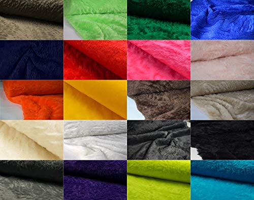 Fabrics-City BEIGEGRAU SOFTIG ZOTTY TEDDYFELL KURZHAARIG STOFF STOFFE, 5116