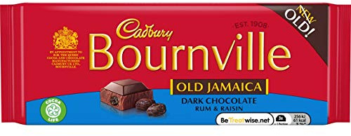Cadbury Bournville Old Jamaica Dark Chocolate Bar 6 x 100g