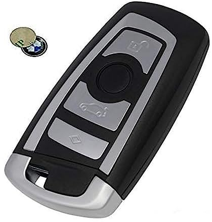Llave Inteligente de Repuesto de 4 Botones para BMW CAS4 F 3 5 7 Series E90 E92 E93 X5 F10 F20 F30 F40 Funda para la Llave remota del Coche
