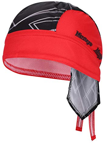 Hommes Bandana de Cyclisme/Vélo Anti-UV Bandeau Sports Respirant Chapeau de Pirate Coupe-Vent Casquette Foulard Séchage Rapide Confortable pour Moto VTT Courir Sports de Plein Air