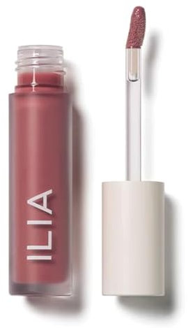 ilia natural balmy gloss tinted lip oil non toxic cruelty free clean beauty linger berry mauve