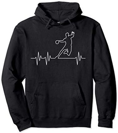 Électro Cardiogramme Handball Sweat à Capuche