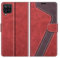MOBESV Coque pour Samsung Galaxy A12, Housse en Cuir Magnétique Fonction Stand Étui pour Samsung Galaxy A12 / M12, Élégant Rouge