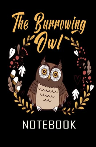 The Burrowing Owl Notebook: Owl Notebook for journaling, Writing Journal for Owl Lovers, The Burrowing Owl Notebook Cover, 6x9 inches, 100 Pages,