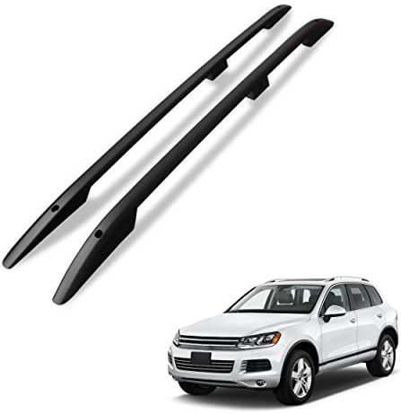 CHROMEMASTER | Dachreling Dachträger | Kompatibel mit VW Touareg 2003-2009; Zur Befestigung der Dachgepäckträger, Dachboxen oder Dachfahrradträger | Robuste Konstruktion aus Aluminium