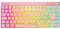 Mars Gaming MKCLOUD, Tastiera Meccanica Senza Fili RGB Rosa, Ultra-compatto 75%, Interruttore Outemu SQ PRO Rosso, Lingua Spagnolo + US