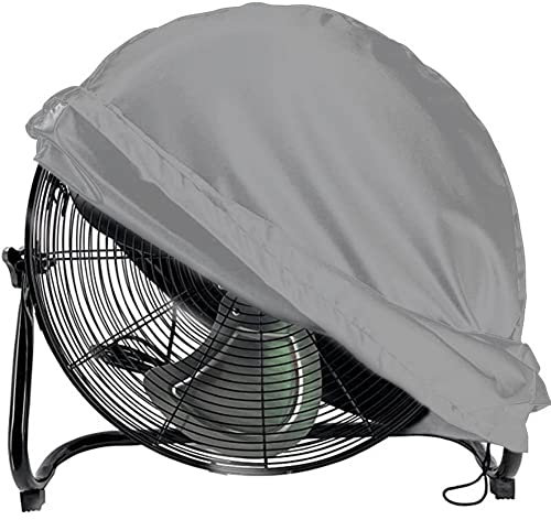 ZUYYON Industrial Fan Cover Waterproof Dustproof Outdoor Fan Cover for 18&20 Industrial Floor Fan Heavy Duty High Velocity Floor Fan Covers(Grey)