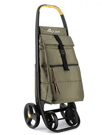 Einkaufstrolley Rolser Clec Thermo Polar 8 Plus Lemon 4 große Räder - Kaki
