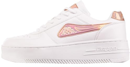 Kappa Unisex BASH PF GC Women Sneaker, Weiß, 42 EU