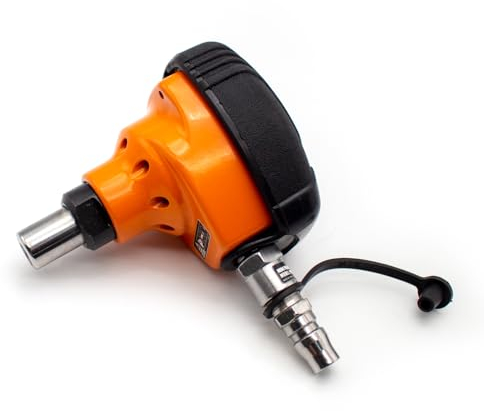 LeTkingok Martello Pneumatico 5-7BAR, Martello per Unghie in Acciaio per Mini Pistola Sparachiodi ad Aria Compressa