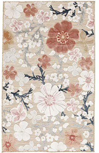 RugVista Cherri Teppich - Beige/Rosa Teppich 100x160 Moderner Teppich