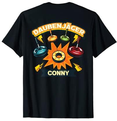 Daubenjäger Conny Stockschütze Asphaltstock Stocksport T-Shirt