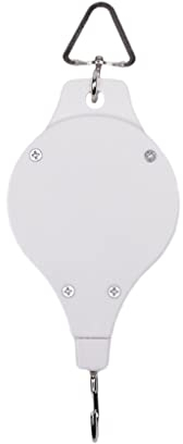 FIOERDTUIE Haken zum Aufhängen von Gartenkörben, Töpfen, Pflanzenrolle, einziehbarer Hebe Pull Down Aufhänger für den Innen und Außenbereich für den Werkzeugkorb, Weiße Kiste)