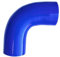 Simoni Racing 9015B Manicotti Manitor Curva 90° in Silicone Rinforzato, Tubi siliconici per Motori, diemtro 70mm, Blu