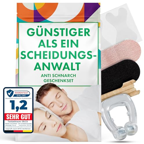 Perfekt Schlafen24®: Das 24-in-1 Anti-Schnarch-Testpaket mit Schnarch-Stoppern – Ihr Beziehungsretter für erholsame Nächte