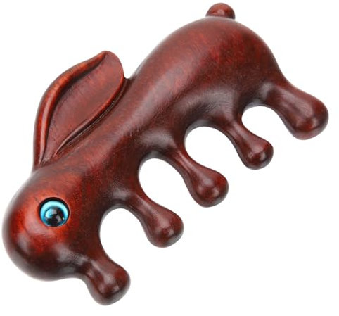 Angoily Massagekamm Mondneujahr Bart Schnurrbart Kämme Haarkamm Aus Holz Bart-werkzeuge Holzkopf Holzkamm Für Lockiges Haar Bart Hornkamm Breiter Zahnkamm Hölzern Sandelholz