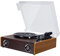 GaRcan Turntable Record Player Bluetooth Built-in Phono Pre-amp 3-Speed Belt-Driven with Adjustable Counterweight Magnetic Cartridge Vinyl Recording via PC Turntables for Vinyl Records
