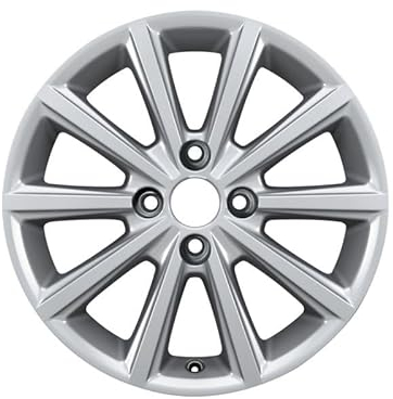 Ford Genuine Fiesta Mk7 16'' Alloy Wheel 10 Spoke Sparkle Silver 1895799