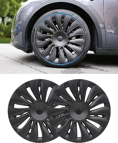 Radkappen 19 Zoll Tesla Model Y, 4 Ersatzteile Kompatibel Mit Tesla Model Y (19“ Model Y - Asymmetrisch)