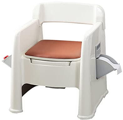 Portable Toilet For Camping Home Use With 2 Storage Box And PU Cushion - Heavy Duty Bucket Toilet With Handle, Mobile Toilet