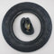 Duro 1X Reifen 10 Zoll + AV-Schlauch abgewinkeltes Ventil | 10 x 2 | ETRTO 54-152 | Schwarz Decke Mantel Schlauch Kinderwagen Fahrrad Buggy Roller Dreirad Autoventil Schrader