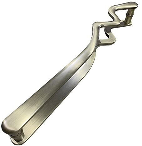 maniglia per porta scorrevole in vetro, Maniglia for porta in alluminio resistente, maniglia for doccia in vetro a doppia faccia, set di maniglie for porte scorrevoli for hotel commerciali(Bronze,80 c