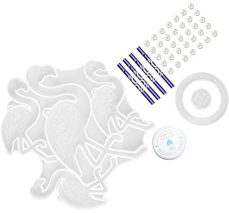 Anneome Kristall-epoxid-flamingoformen Für Windspielposen Hängende Ornamentform Für Bastelprojekte Von Erwachsenen Leichte Formung Und Entformung