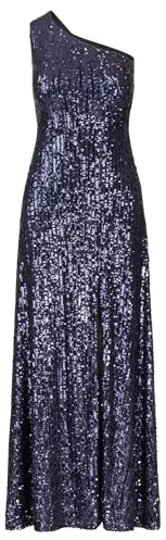 APART Fashion Damen Apart One-Shoulder Abendkleid mit Unterschiedlich Kleid (1er Pack)