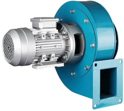 TIEOAXFT Mini Ventilador centrífugo Potente de 120W, Ventilador de Aire eléctrico, Ventilador de ventilación de succión de Humo Resistente a Altas temperaturas(120W)