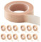 12 Rolls Micropore Tape,Nose Tape After Rhinoplasty for Lash Extensions, Flexible Breathable Skin Tape for Wound Care Cosmetic(0.49 in x 9.99 Yards)