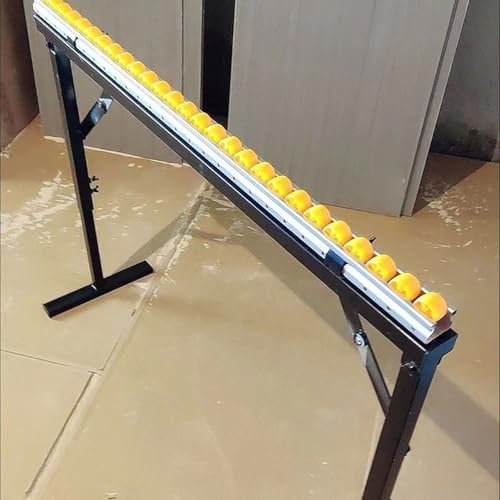 Heavy Duty Roller Stands for Woodworking, Adjustable Height Table Saw Extension Support with Single Row Rolling Ball Holder, Supports Up to 150Kg/330Lbs