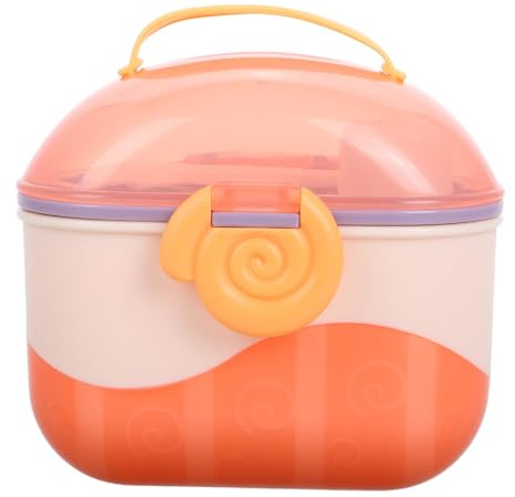 HAMPPLIES Reisefreundlicher Milchpulver-container Mit Auslaufsicherem Deckel Für Babynahrung Und Snacks Für Unterwegs Aufbewahrung Von Babynahrung Und Brei