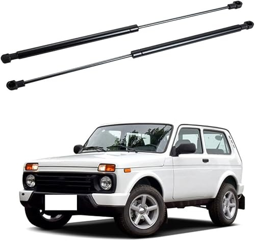 ZYXDMMJH Gasdruckfeder 2 Stück Für Lada NIVA 1976-2016, Gasdruckfeder Heckklappendämpfer Kofferraum Gasdruckdämpfer Gasfeder Ersatzteil Abnehmb