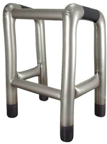 FNA Fashions® - Inflatable Walking Blow Up Zimmer Frame Joke Dress Up Gift Present Fancy Dress Party Wear Accessory