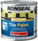 Ronseal One Coat Tile Paint Red Rose 250ml