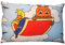 Kinder Kissen Maus: Fliegender Teppich Deko Artikel beide, ca. 28 x 40 cm.