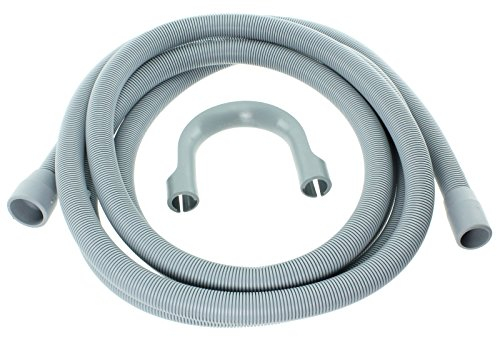 Spares2go Extra Long Water Pipe Outlet Hose for Bosch Washing Machine (4m 29mm & 22mm Connection)