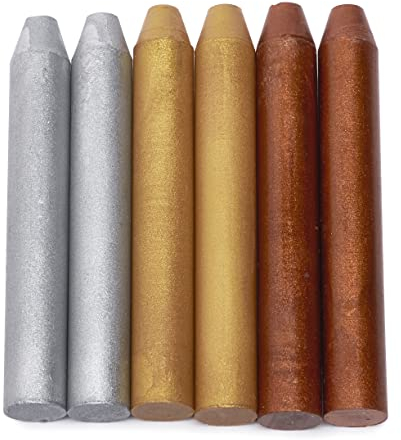 Hobbyring Encaustik Farbset Metallic 6 Stück Metallic Enkaustik Wachsstangen
