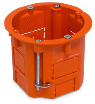 plastrol Hohlwanddose Schalterdose Gerätedose Abzweigdose Trockenbau PK-60/60G (5) 0,78€/Stück, nicht wasserfest, Kunststoff, Orange