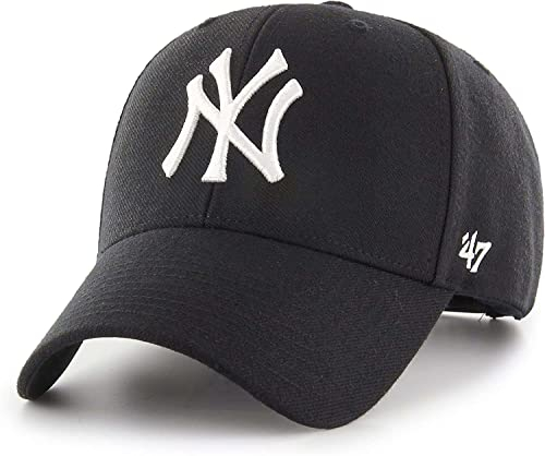 '47 New York Yankees Black MLB Most Value P. Snapback Cap One-Size
