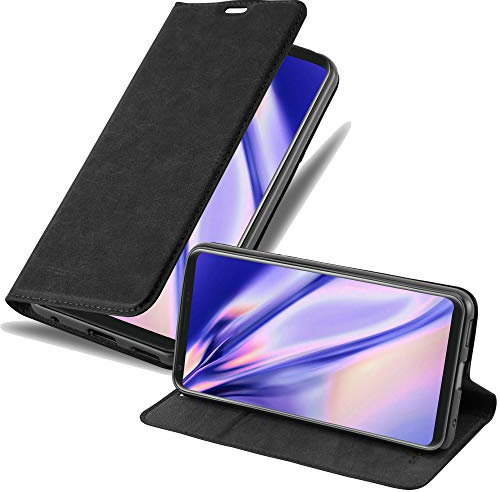 cadorabo Coque pour LG V30 en Noir Nuit - Housse Protection avec Fermoire Magnétique, Stand Horizontal et Fente Carte - Portefeuille Etui Poche Folio Case Cover
