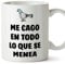 MUGFFINS Tazas Desayuno Originales con Frases motivadoras – Paloma: Me CAGO en Todo lo Que se menea - 350 ml