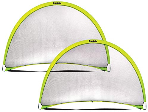 Franklin Sports Pop-Up Dome Shaped Soccer Goals - 6' x 4' (2 Goals)