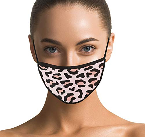 Dilara Maske aus Baumwolle Masken für Damen Erwachsene waschbar (Leopard)