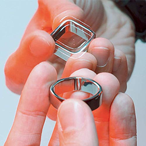 SUMAG Ambi Ring Magic Tricks Circle Square Magic Magier Zubehör Close-up Street Optische Illusion Gimmick Requisiten