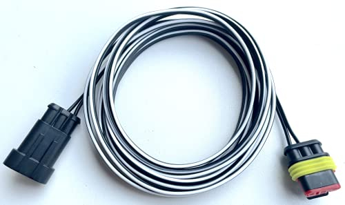 Timbera Niederspannungskabel für Gardena SILENO R100 R130 R160; Minimo 250 500; Life 750 100 1250; City 250 500 1000 Mähroboter Verbindungskabel für Transformator Netzteil und Ladestation – (3 Meter)